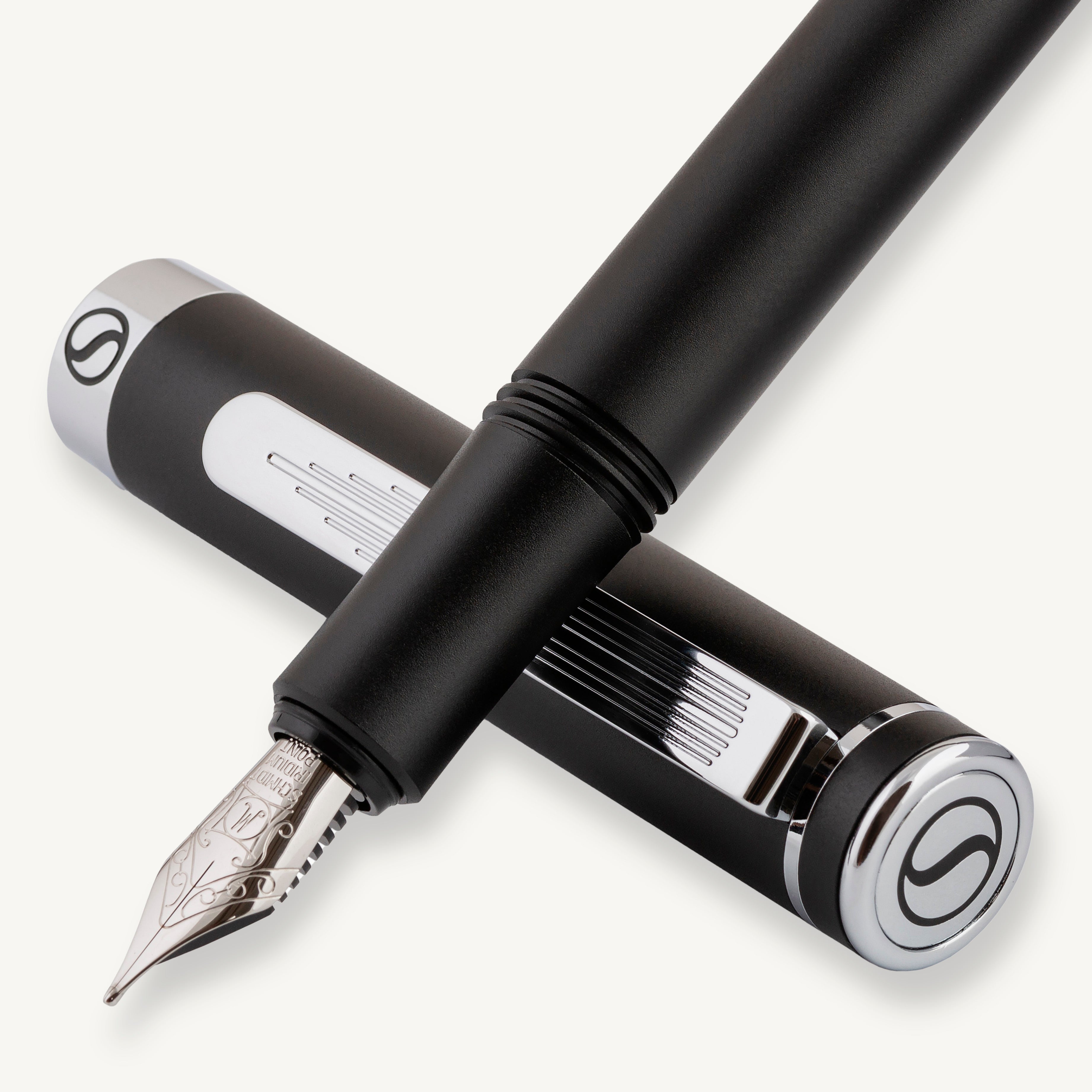 EDC Matt Black Fountain Pen - Medium Nib