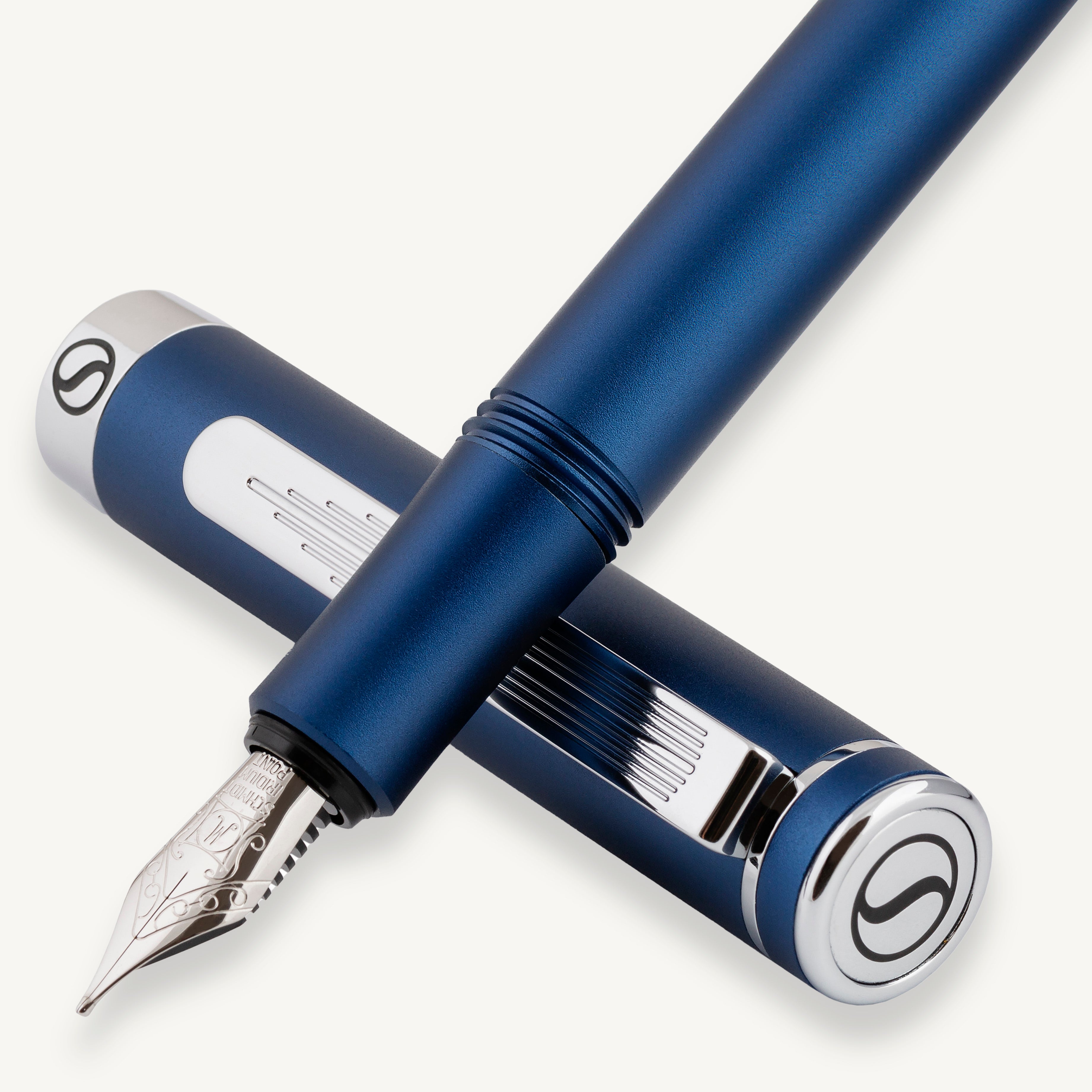 EDC Matt Blue Fountain Pen - Fine Nib