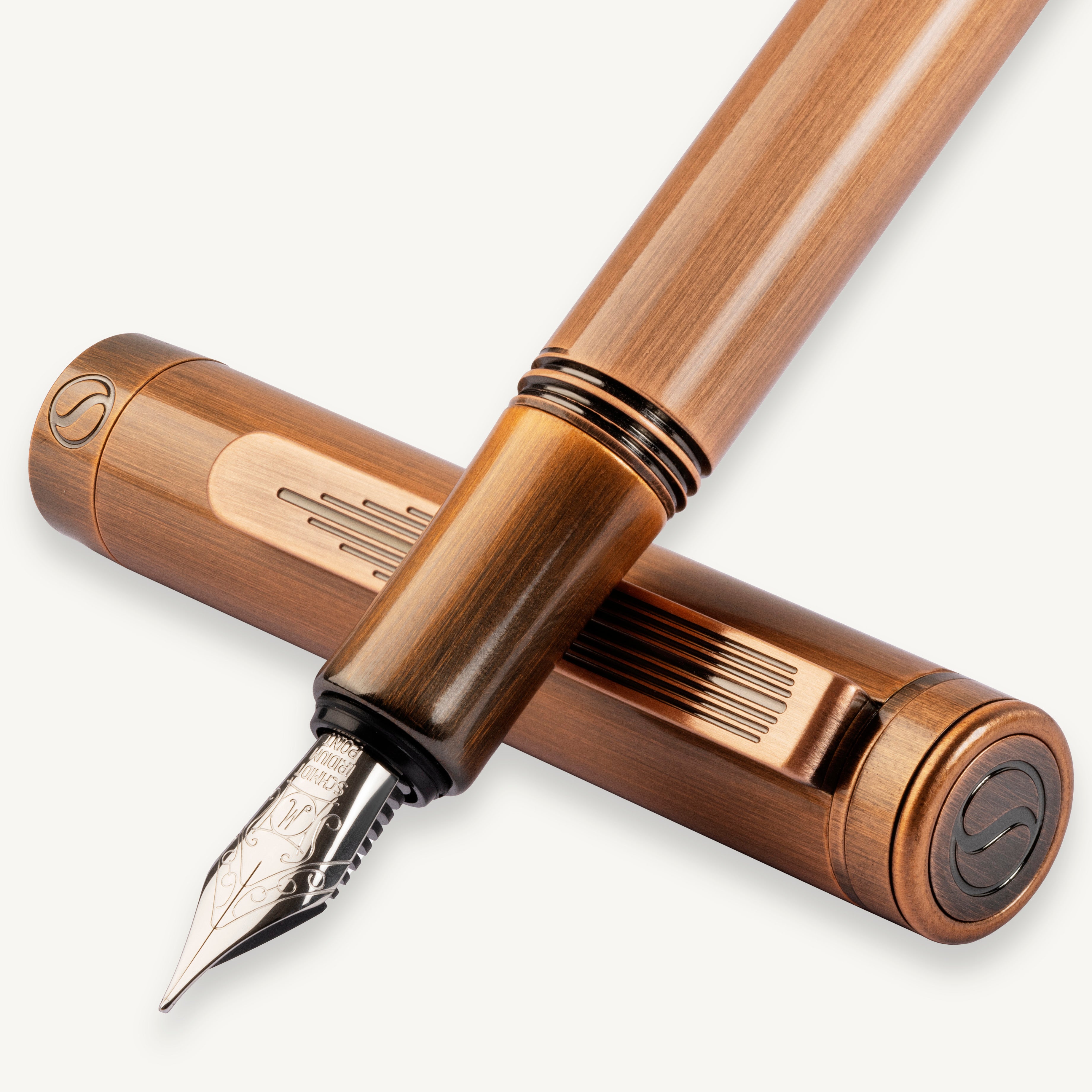 EDC Copper Fountain Pen - Medium Nib