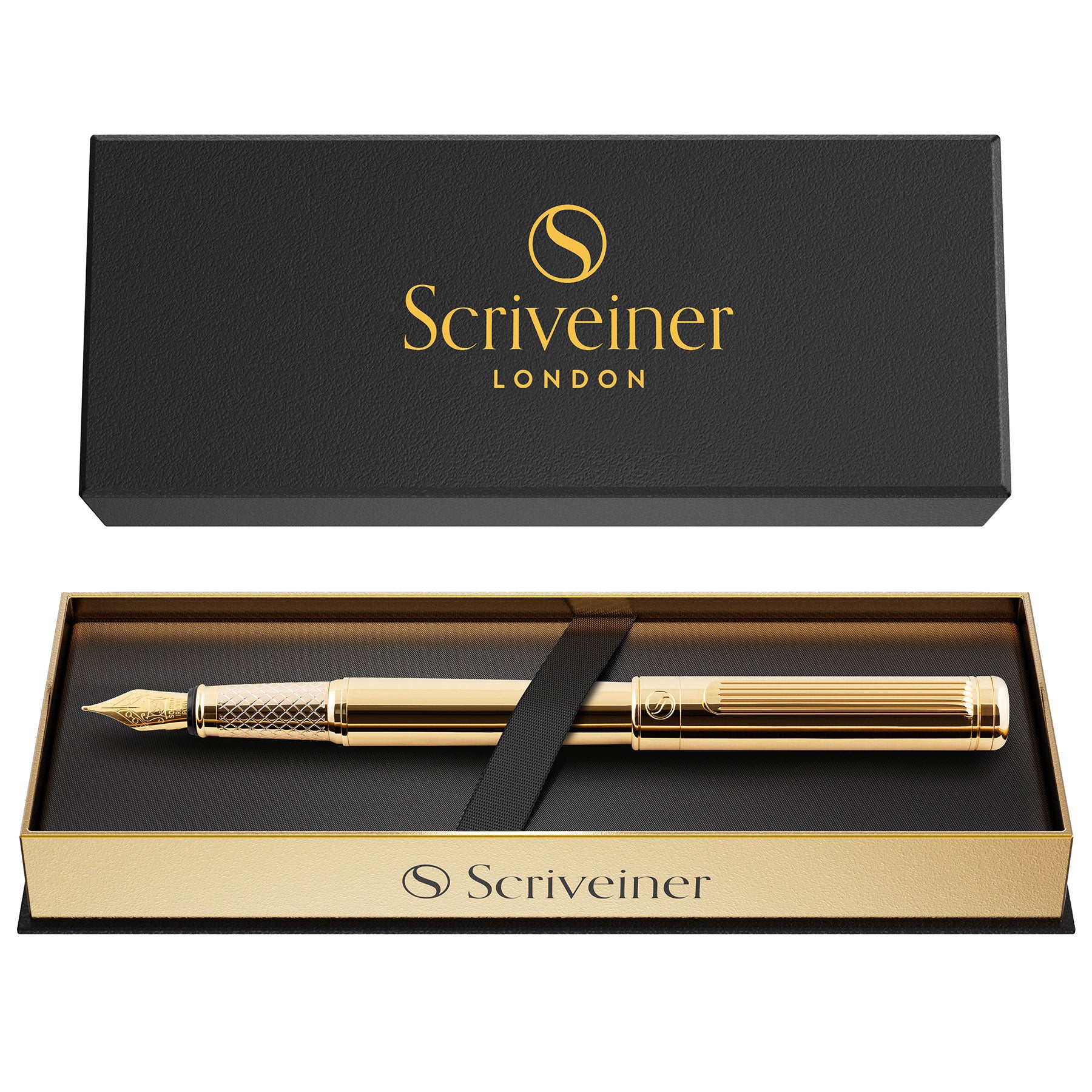 Classic Gold Fountain Pen - Fine Nib