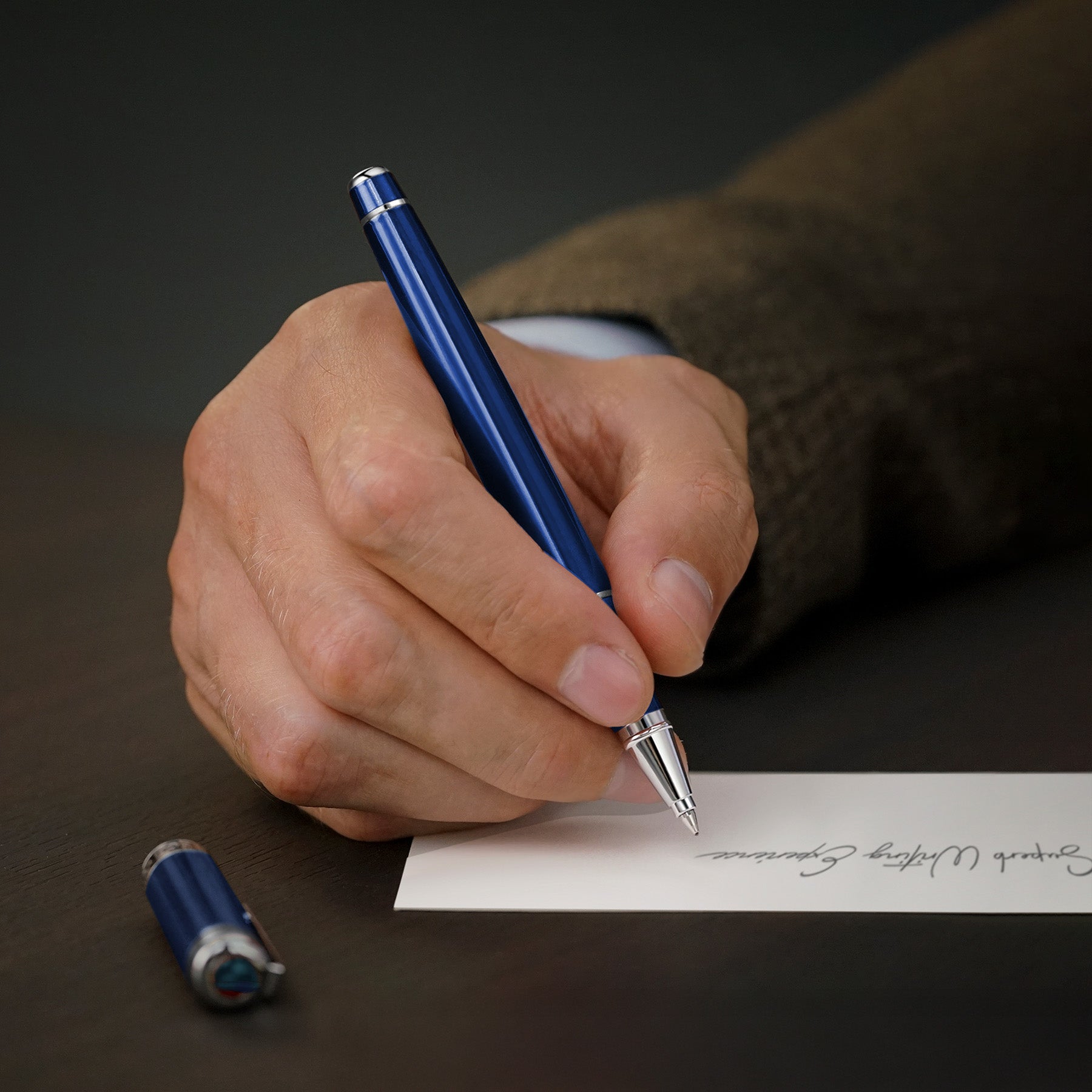 Classic Midnight Blue Rollerball Pen