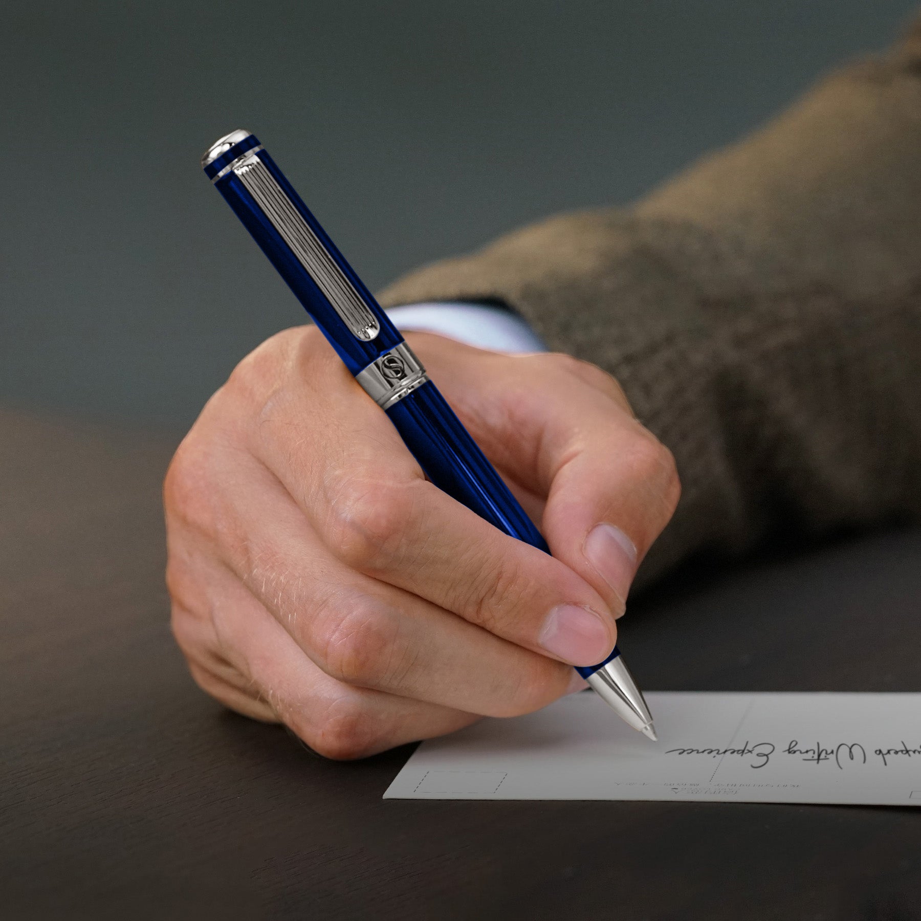 Scriveiner Classic Kugelschreiber in Mitternachtsblau