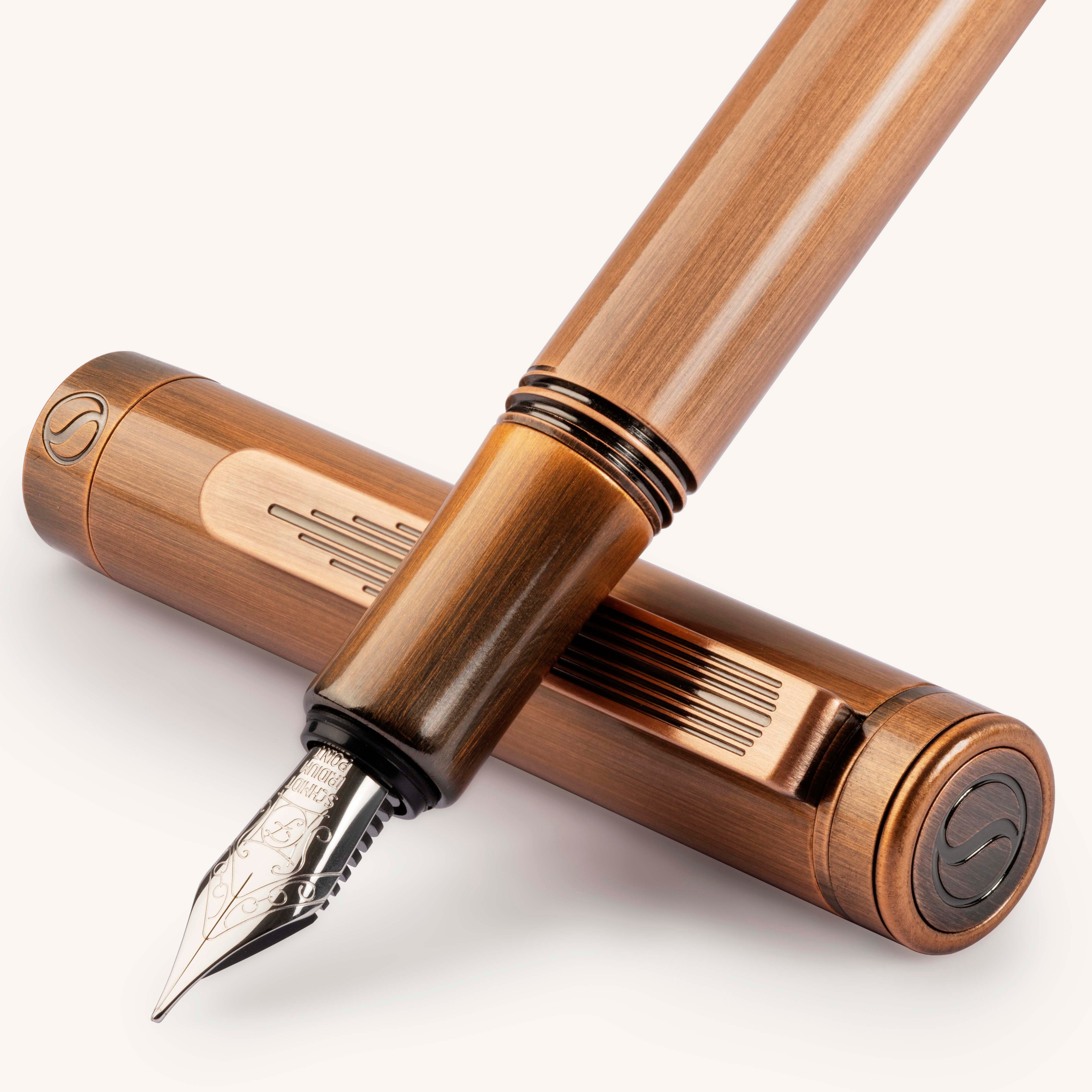 Scriveiner EDC Copper Fountain Pen - Fine Nib