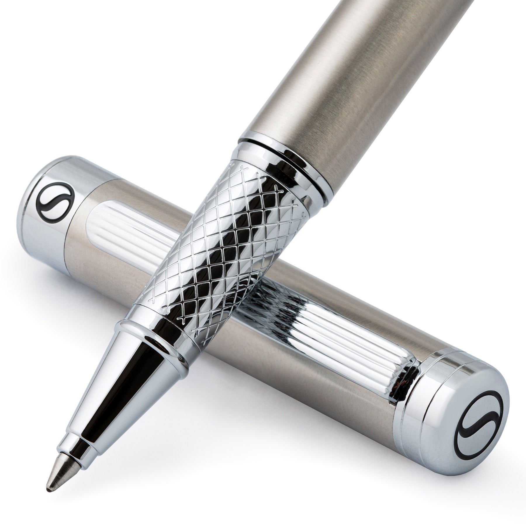Scriveiner Classic Stainless Steel Rollerball Pen