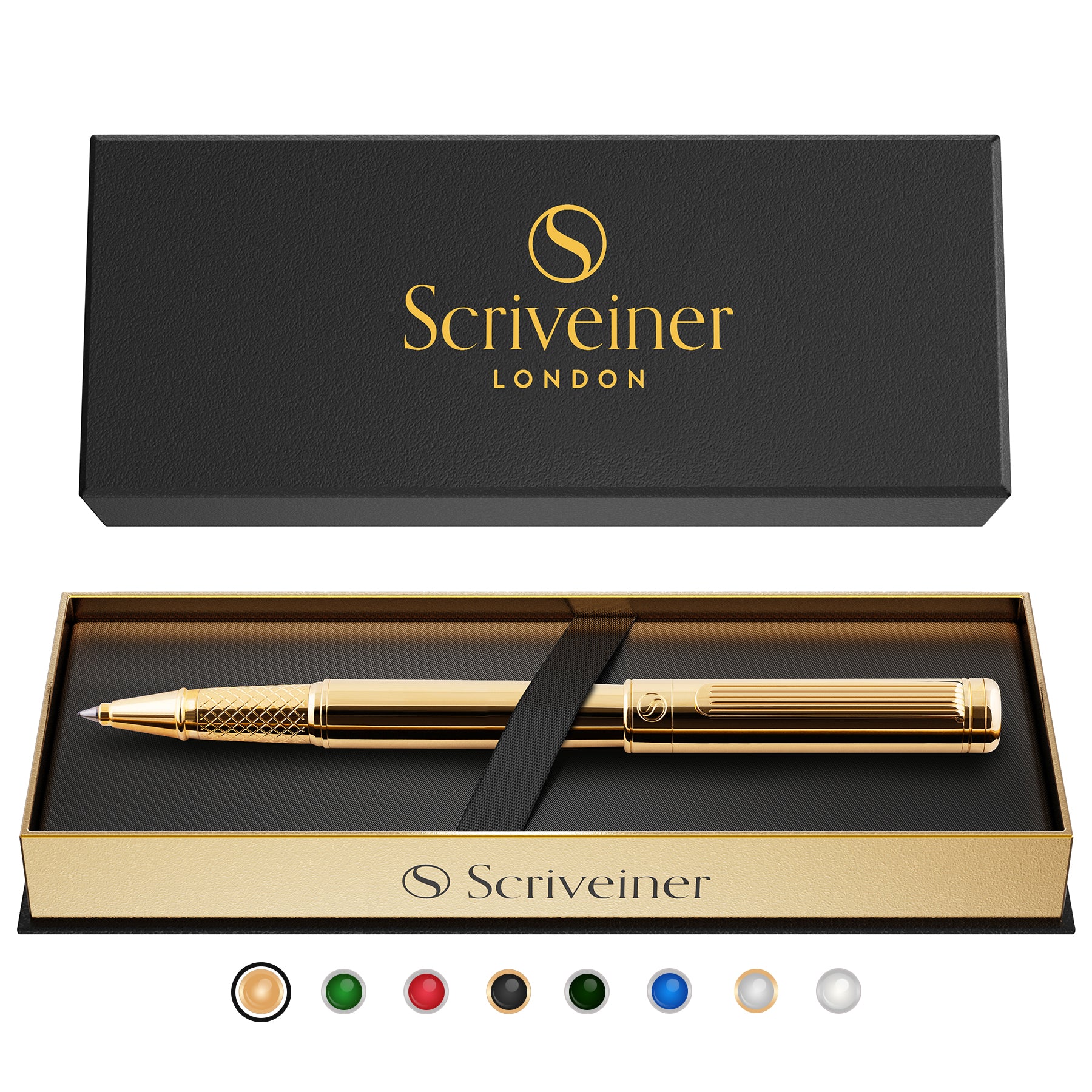 Scriveiner Classic Gold Rollerball Pen