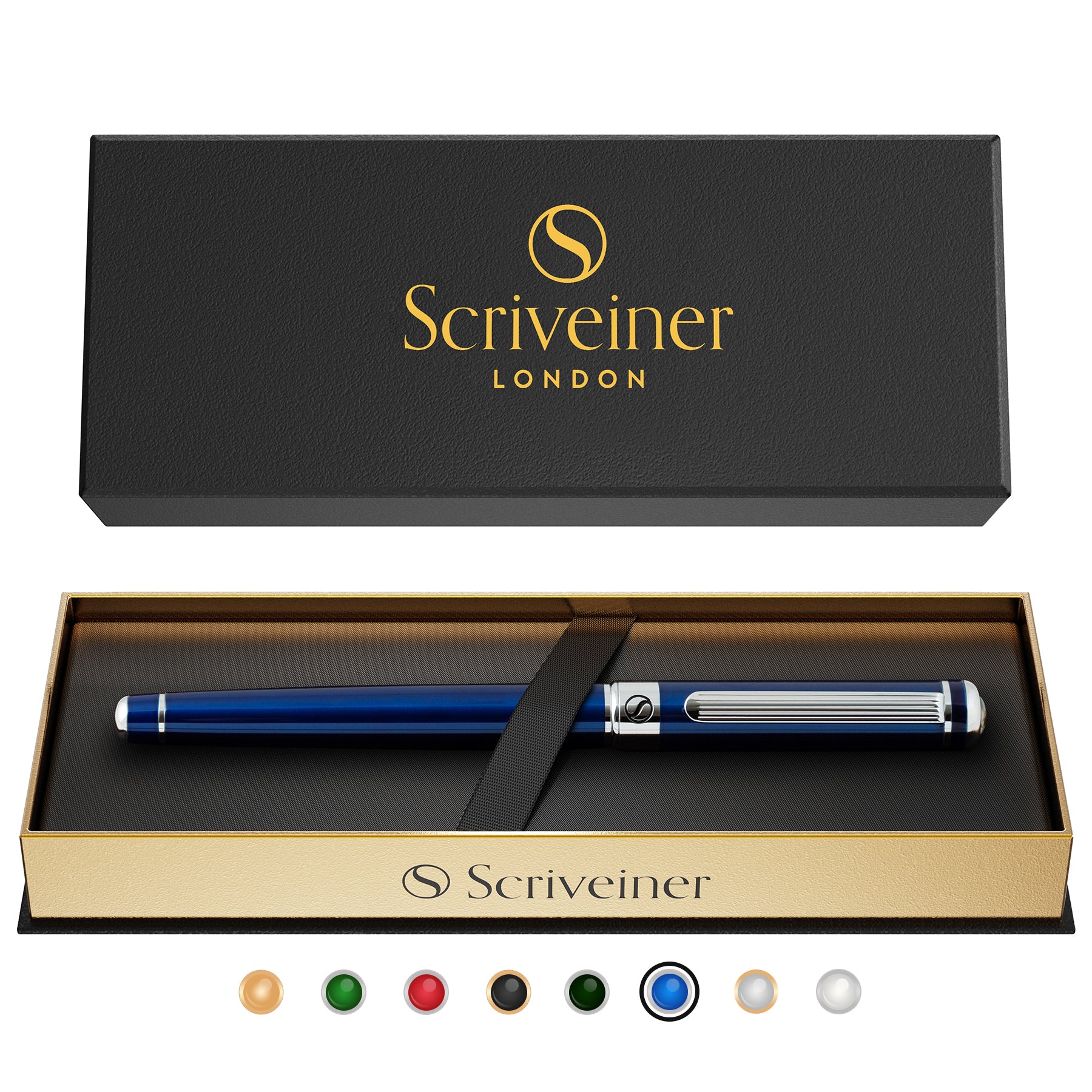 Scriveiner Classic Tintenroller in Mitternachtsblau