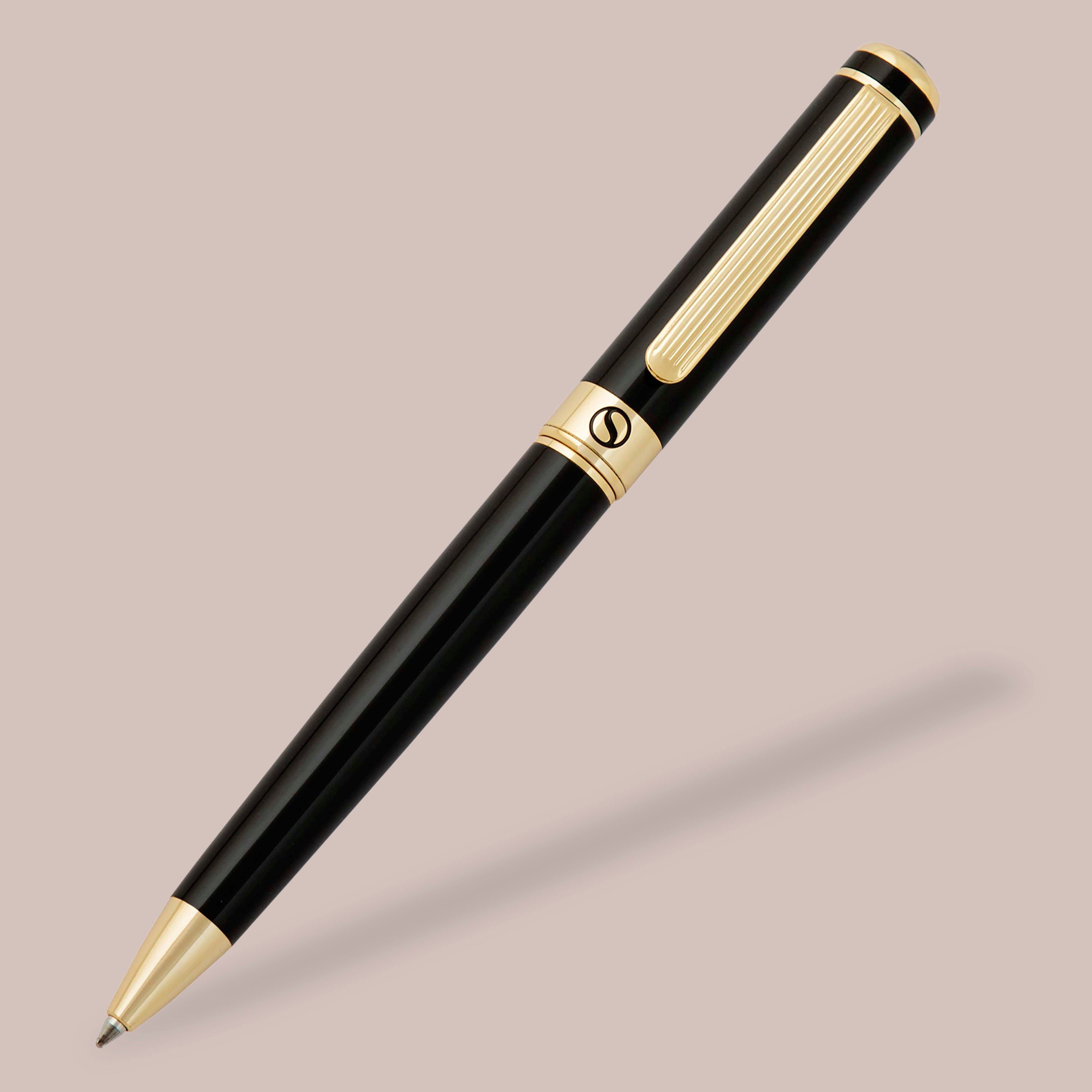Scriveiner Classic Black Lacquer Ballpoint Pen