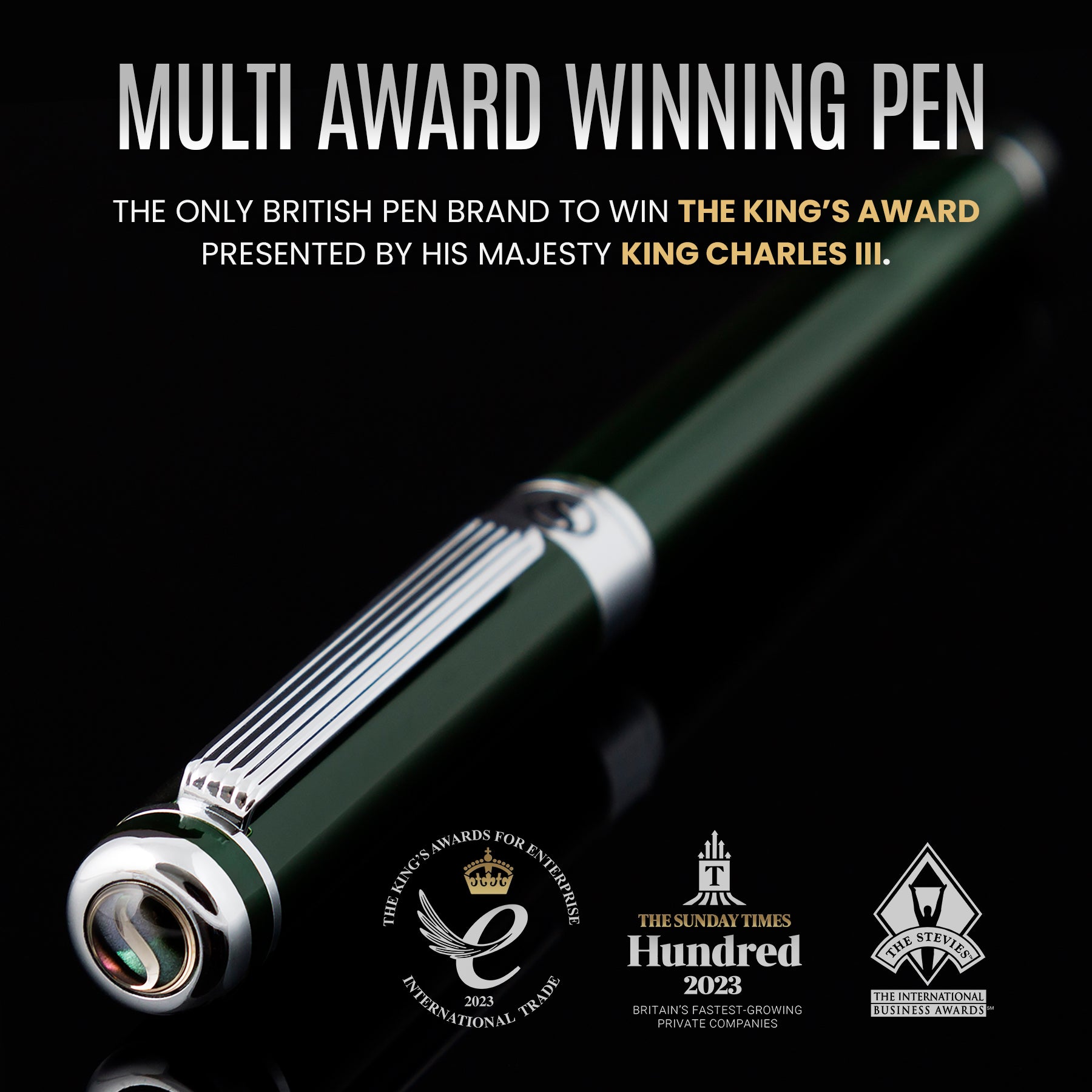 Scriveiner Classic British Racing Green Rollerball Pen