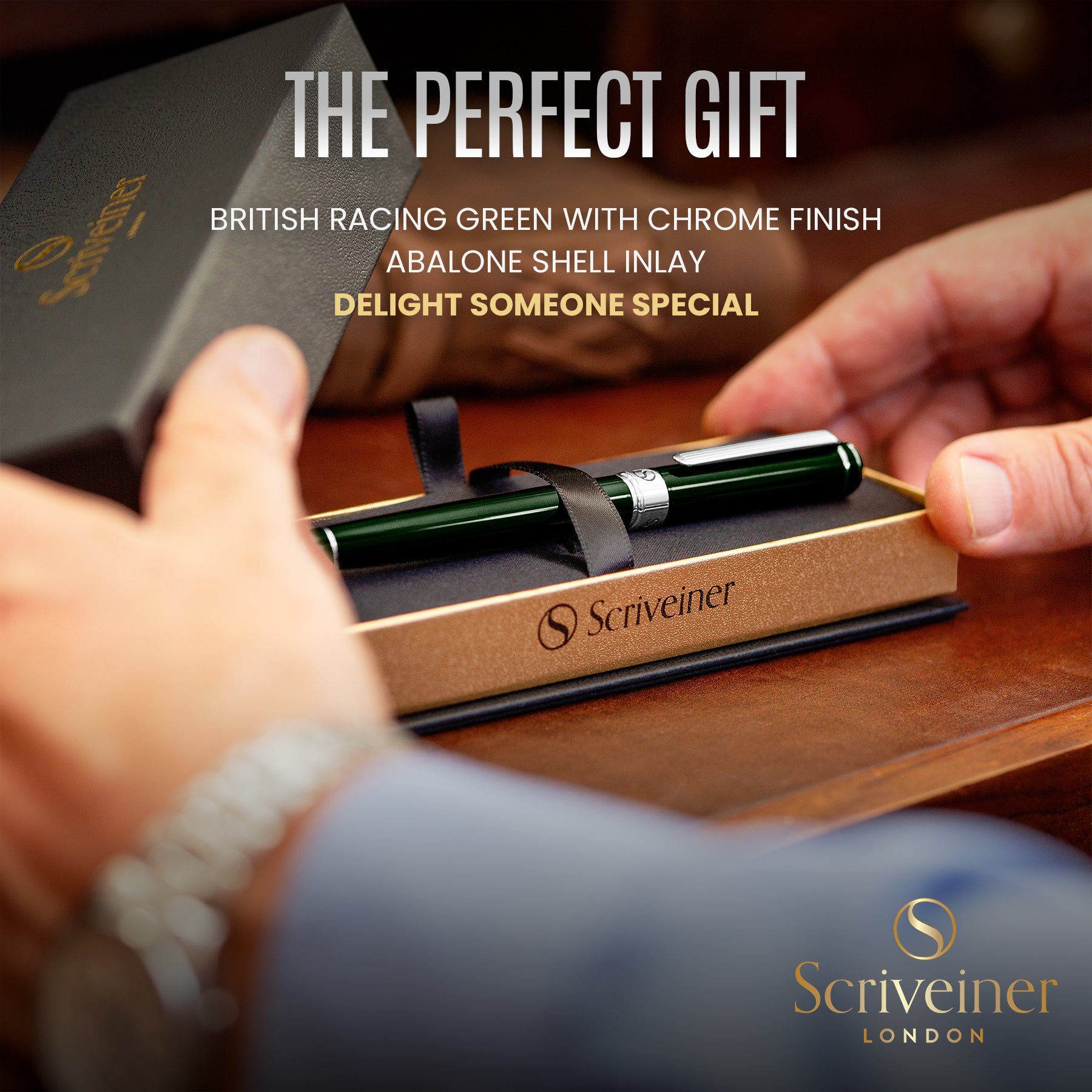 Scriveiner Classic British Racing Green Rollerball Pen