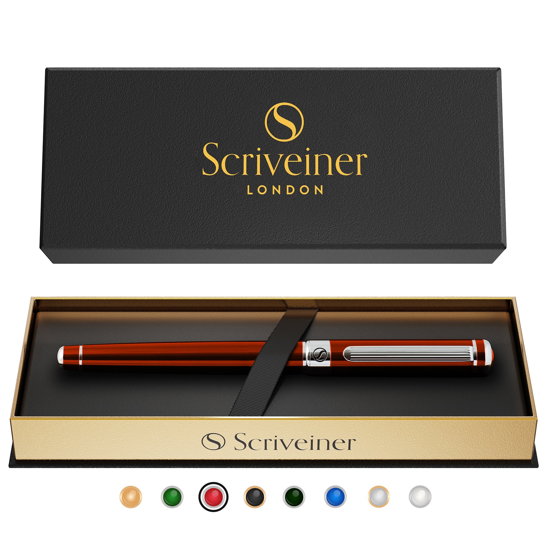 Scriveiner Classic Tintenroller in Purpurrot